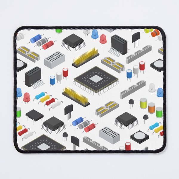 Item preview, Computer Electronic Circuit Board Component Pattern designed and sold by WilliamsonMedia.