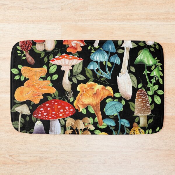 Item preview, Vibrant Mushroom Print designed and sold by Lylabean22.