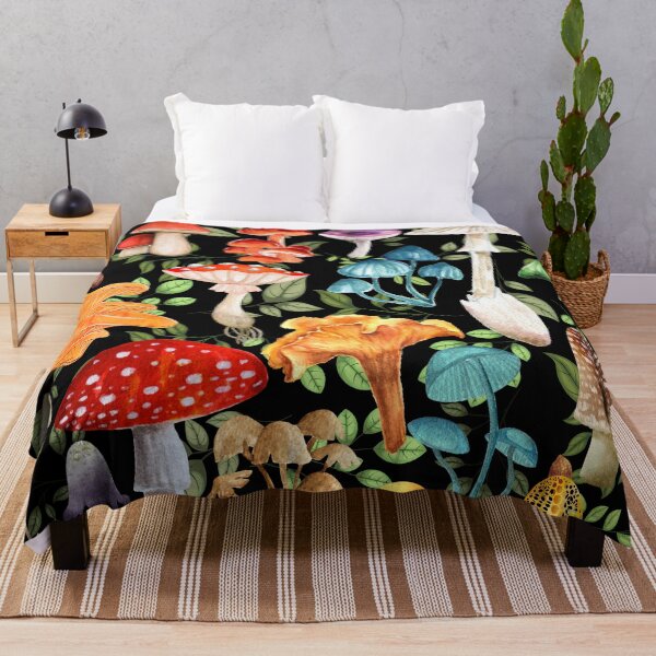 Item preview, Vibrant Mushroom Print designed and sold by Lylabean22.
