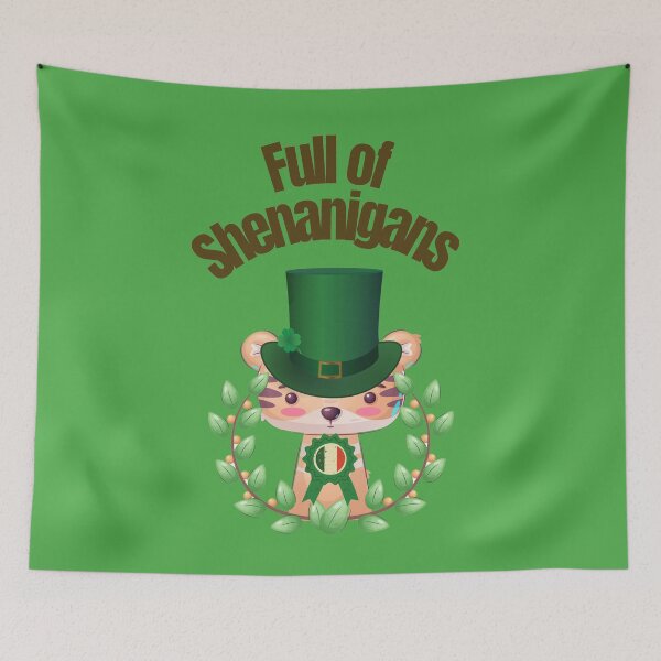 Item preview, Full of Shenanigans - Irish Tiger designed and sold by Mechanical-Artt.
