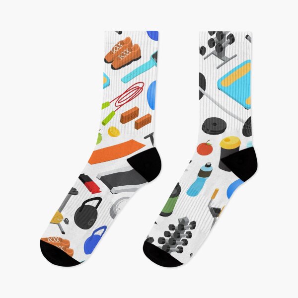 Item preview, Gym Exercise Equipment Sport Fitness Pattern designed and sold by WilliamsonMedia.