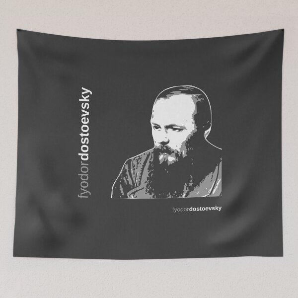 Item preview, Classic Fyodor Dostoevsky poster designed and sold by CMYKStudio.
