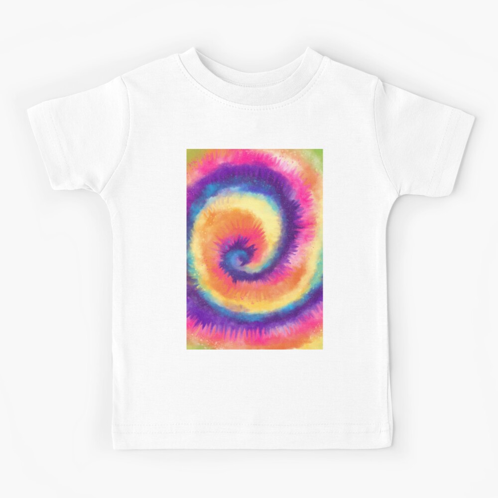 Tie Dyed Rainbow Watercolor T-shirt 