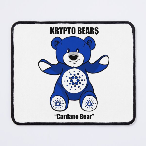 Item preview, KRYPTO BEAR$ “Cardano Bear” designed and sold by ToxicHoney.