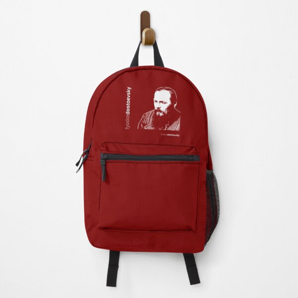 Item preview, Classic Fyodor Dostoevsky poster (red) designed and sold by CMYKStudio.