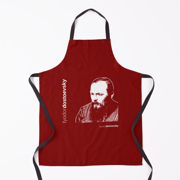 Item preview, Classic Fyodor Dostoevsky poster (red) designed and sold by CMYKStudio.