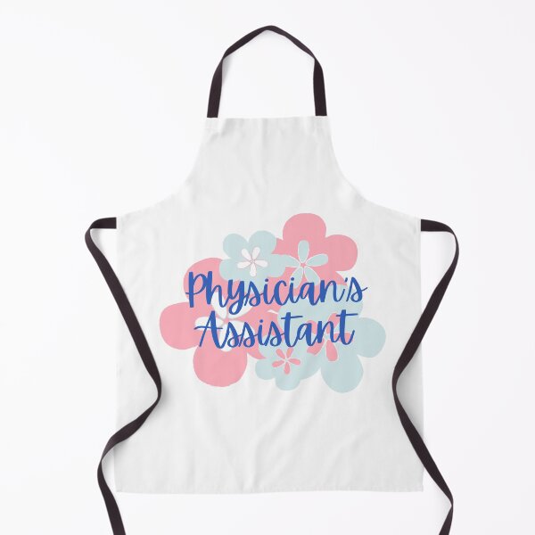 Item preview, Physician's Assistant in Pink and Blue Floral Bloom designed and sold by Hear4theEars.