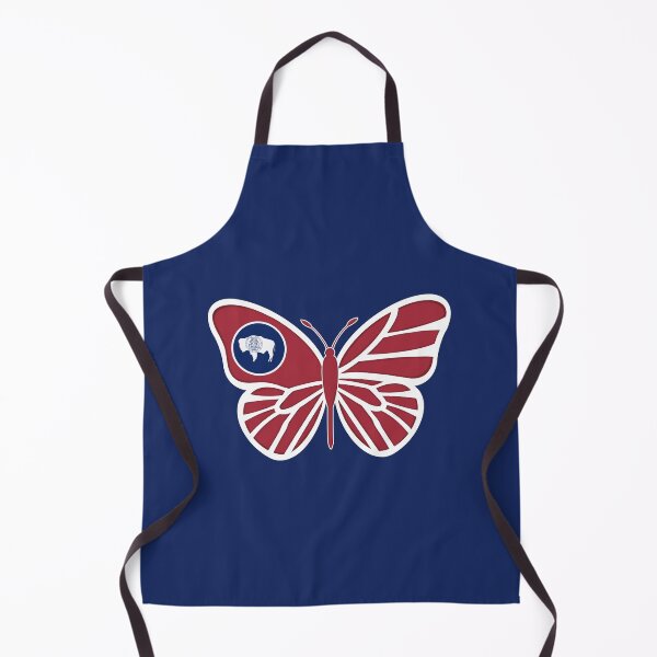 Item preview, State of Wyoming Flag Butterfly 2 designed and sold by Gsallicat.