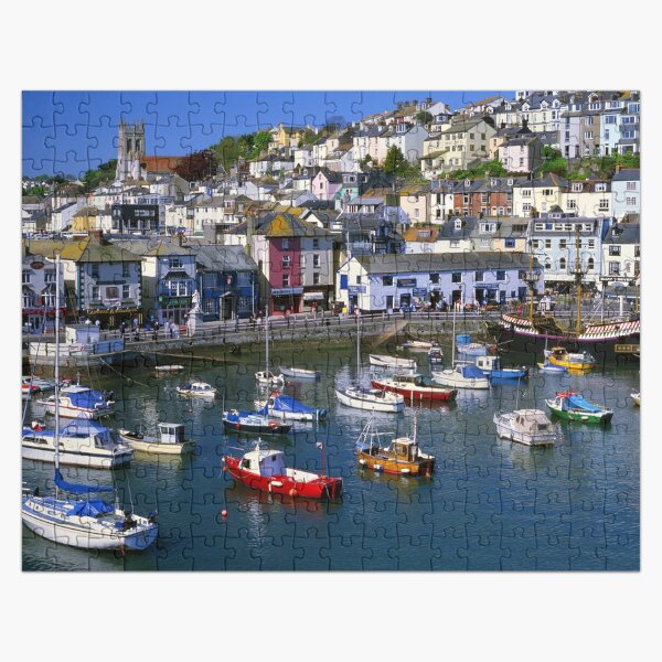 Vista previa del artículo con la obra «Puerto de Brixham», diseñado y vendido por galpinimages.
