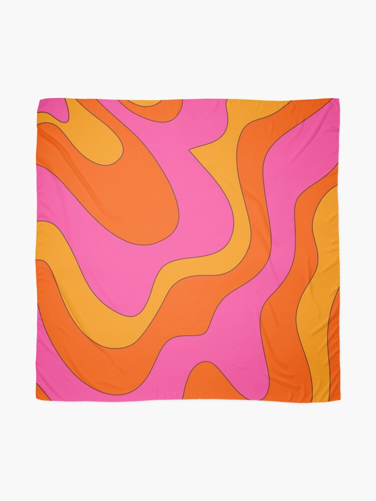 60s and 70s Groovy Retro Pattern Scarf