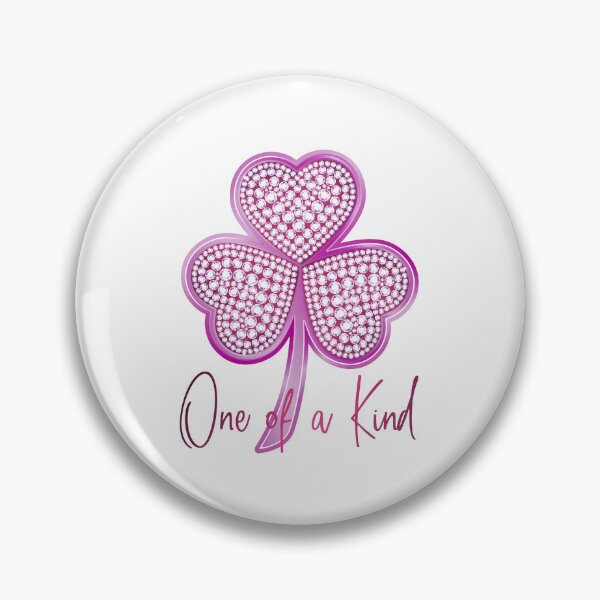 Item preview, “One of a Kind” Diamond Pink Shamrock! designed and sold by PawsitiveMum.