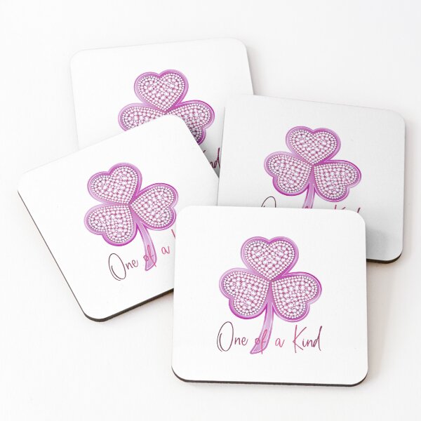 Item preview, “One of a Kind” Diamond Pink Shamrock! designed and sold by PawsitiveMum.