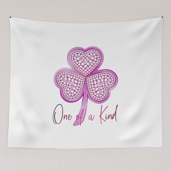 Item preview, “One of a Kind” Diamond Pink Shamrock! designed and sold by PawsitiveMum.