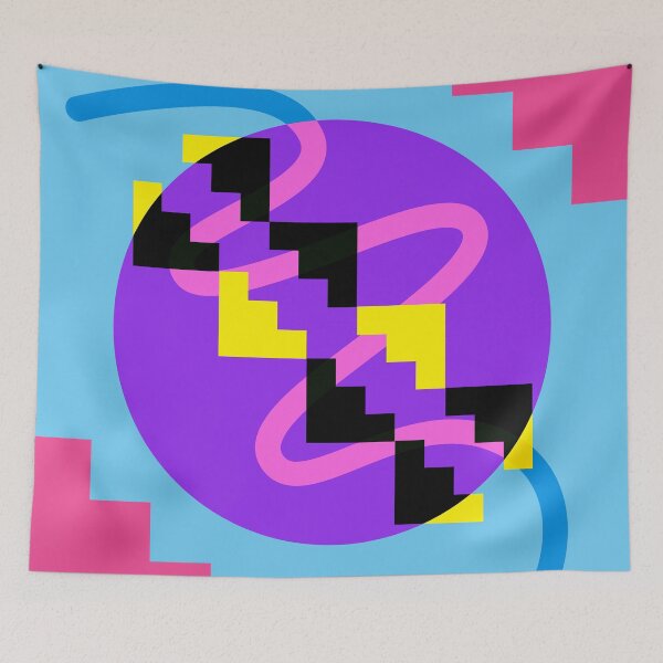 Item preview, Chaotic memphis abstract design designed and sold by SmashingBlouses.