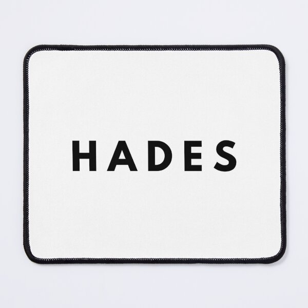 Item preview, Hades Greek Mythology Olympian God Black Typography designed and sold by OnyxMoonDesigns.