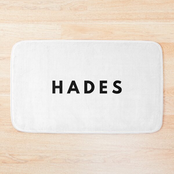 Item preview, Hades Greek Mythology Olympian God Black Typography designed and sold by OnyxMoonDesigns.