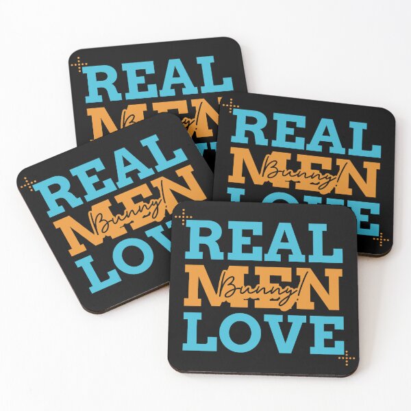 Item preview, Real Men Love Bunny - Rabbit Dad designed and sold by ThingsInMyHead2.