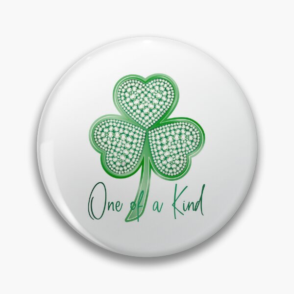 Item preview, “One of a Kind” Diamond Green Shamrock! designed and sold by PawsitiveMum.