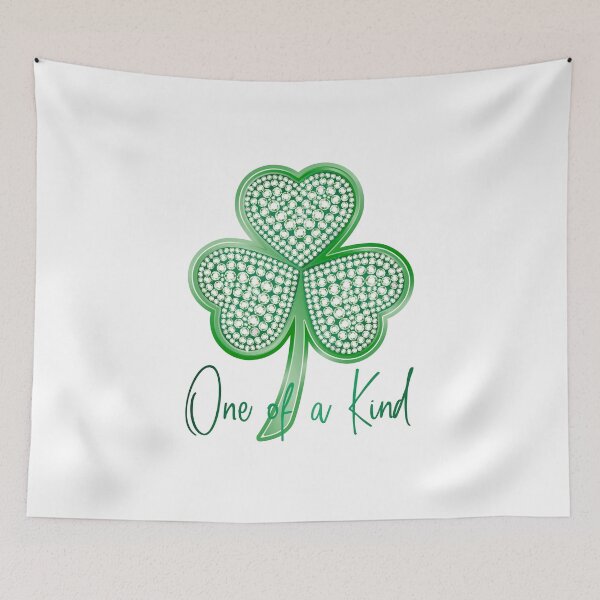 Item preview, “One of a Kind” Diamond Green Shamrock! designed and sold by PawsitiveMum.