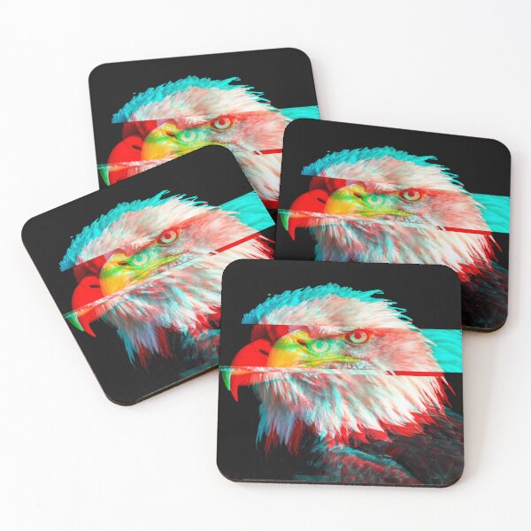 Item preview, psychedelic eagle designed and sold by mimirocker.