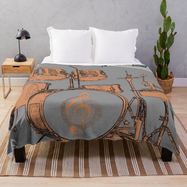 Item preview, Funky Desert Brown Drums on a Light Grey Background Design designed and sold by ThisNThatImages.