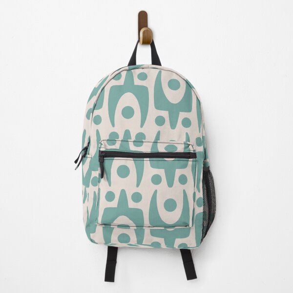 Item preview, Mid Century Modern Abstract Pattern 733 Sage Green and Beige designed and sold by tonymagnerart.