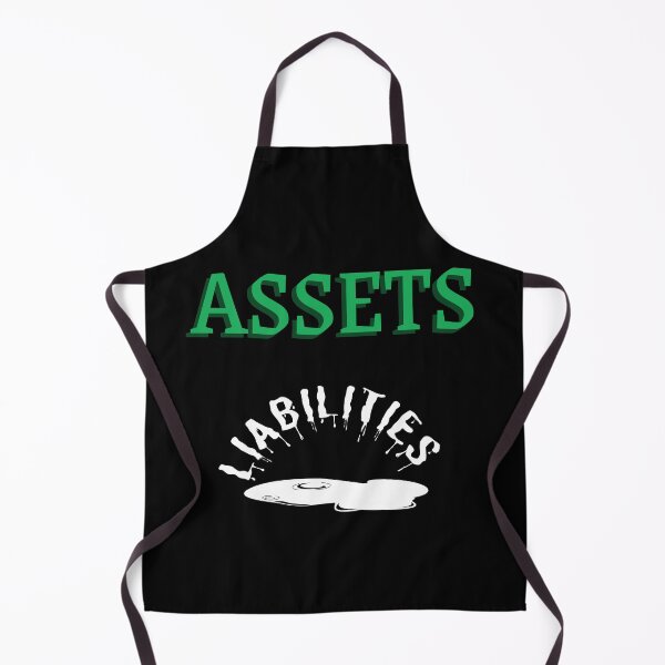 Item preview, Assets over Liabilities-Black Background  designed and sold by Trendi61.