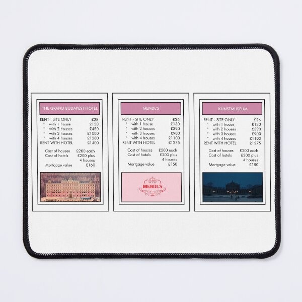 Item preview, Grand Budapest Hotel Property Cards designed and sold by megami-dreams.