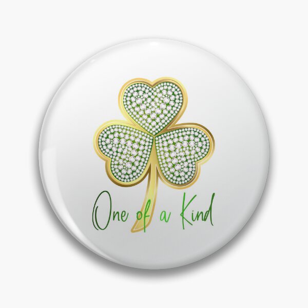 Item preview, “One of a Kind” Diamond Gold Shamrock! designed and sold by PawsitiveMum.