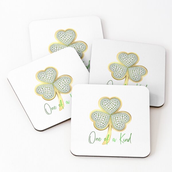 Item preview, “One of a Kind” Diamond Gold Shamrock! designed and sold by PawsitiveMum.
