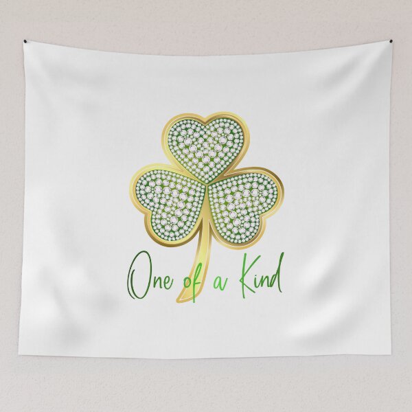 Item preview, “One of a Kind” Diamond Gold Shamrock! designed and sold by PawsitiveMum.