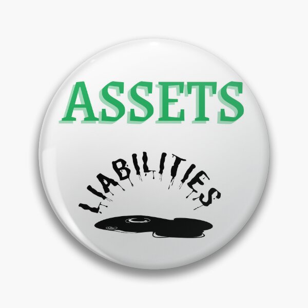 Item preview, Assets over Liabilities-White Background  designed and sold by Trendi61.