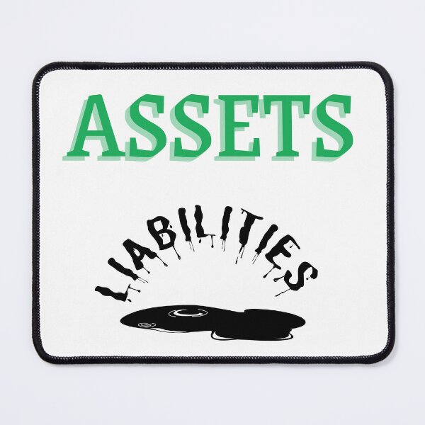 Item preview, Assets over Liabilities-White Background  designed and sold by Trendi61.