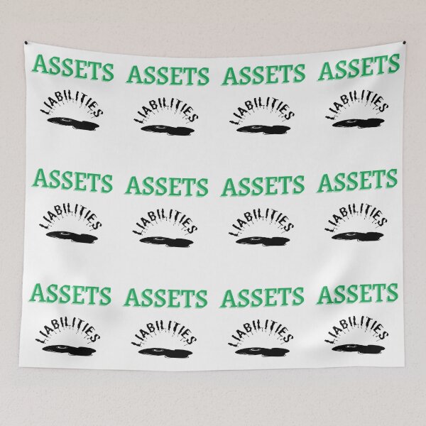 Item preview, Assets over Liabilities-White Background  designed and sold by Trendi61.