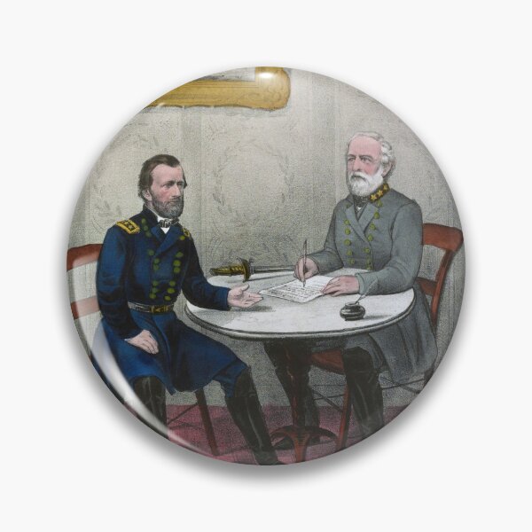 Item preview, General Lee Surrendering To Grant At Appomattox designed and sold by warishellstore.