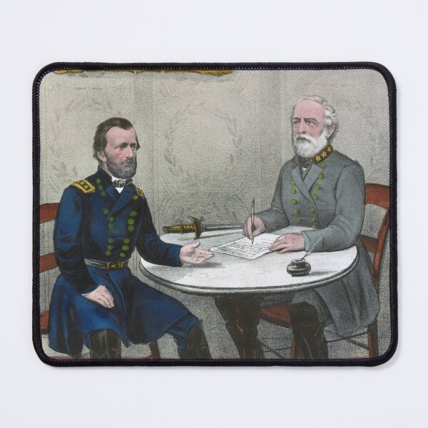 Item preview, General Lee Surrendering To Grant At Appomattox designed and sold by warishellstore.