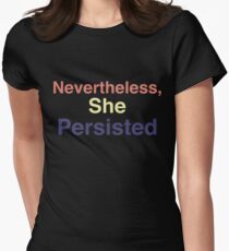 She persisted Women's Fitted T-Shirt