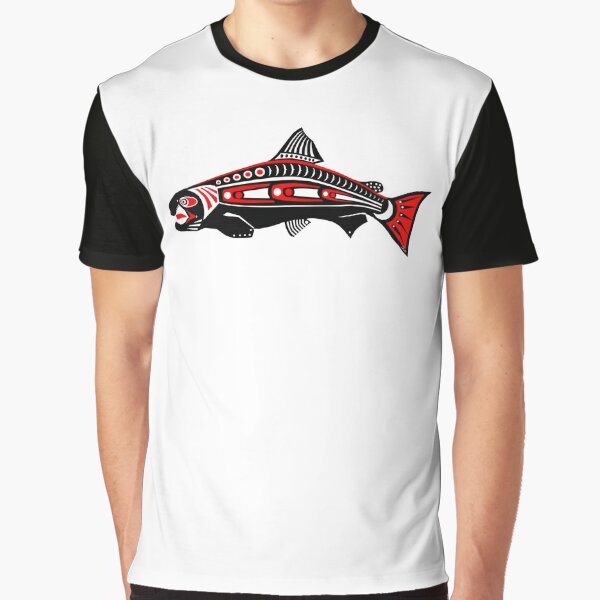  Follow the Action King Salmon Slammin Sammy's Two-Sided 100%  Cotton Short Sleeve Fishing T-Shirt (X-Large, Black) : Clothing, Shoes &  Jewelry