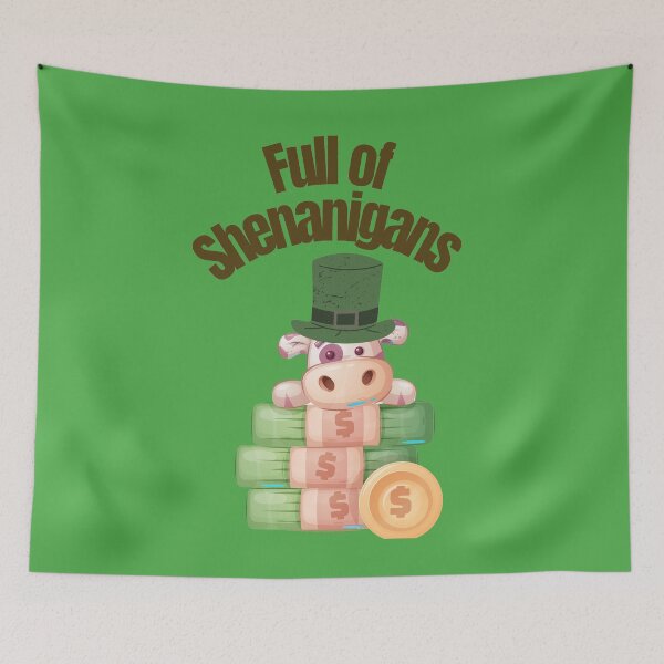 Item preview, Full of Shenanigans - Irish Cow designed and sold by Mechanical-Artt.