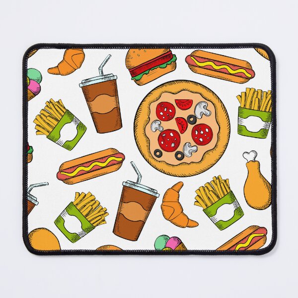 Item preview, Patrón de comida de arte pop designed and sold by NeoVice.
