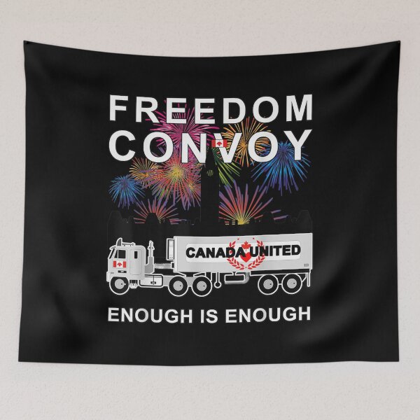 Item preview, Canada Freedom Trucker Convoy 2022 United Canadian Protest  designed and sold by laurenm233.