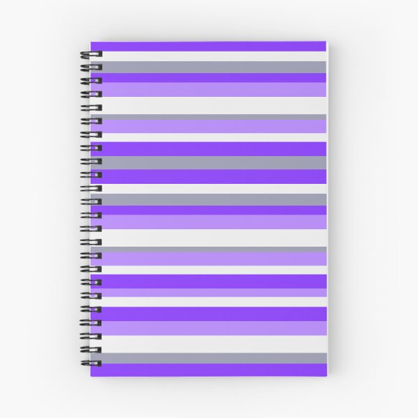 Item preview, Horizontal stripes in dark purple, light purple, gray, and white, doodles, decor, accent pieces, pop of color, wow factor designed and sold by Becky Hunter.