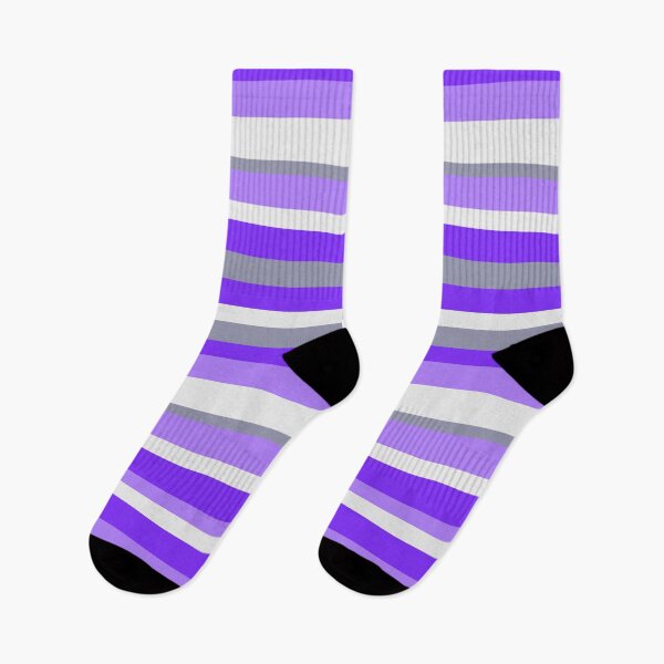Item preview, Horizontal stripes in dark purple, light purple, gray, and white, doodles, decor, accent pieces, pop of color, wow factor designed and sold by Becky Hunter.