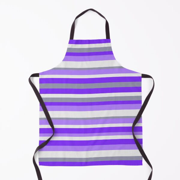 Item preview, Horizontal stripes in dark purple, light purple, gray, and white, doodles, decor, accent pieces, pop of color, wow factor designed and sold by Becky Hunter.