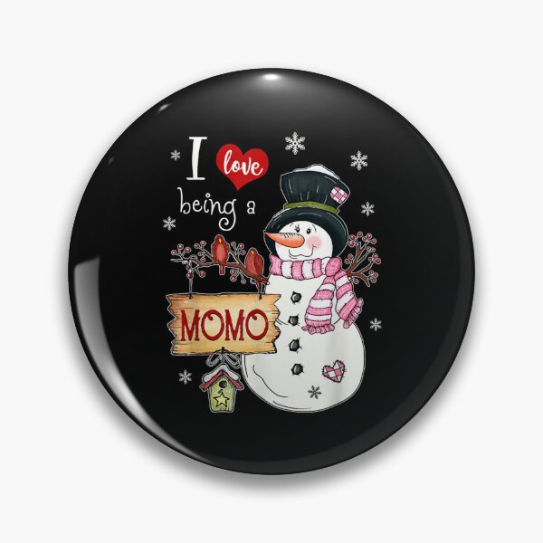 Item preview, I Love Being A Momo Snowman Christmas Funny Xmas  designed and sold by laurenm233.