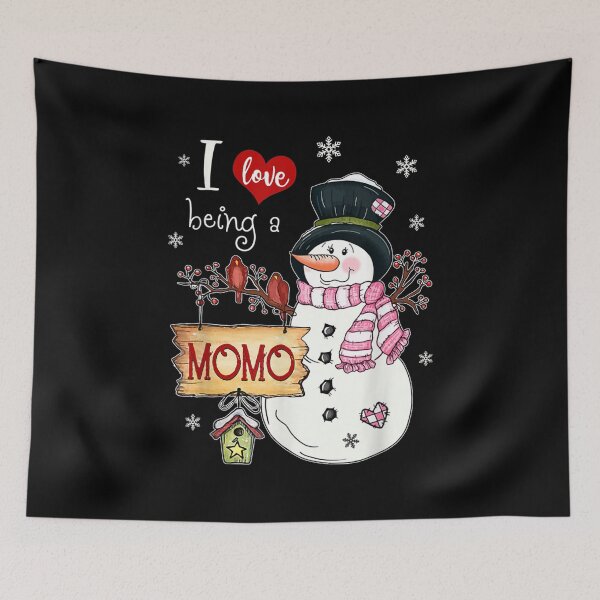 Item preview, I Love Being A Momo Snowman Christmas Funny Xmas  designed and sold by laurenm233.