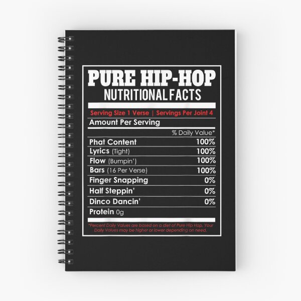 Item preview, Pure Hip Hop Nutritional Facts Funny Hip Hop Music  designed and sold by laurenm233.