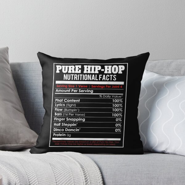Item preview, Pure Hip Hop Nutritional Facts Funny Hip Hop Music  designed and sold by laurenm233.