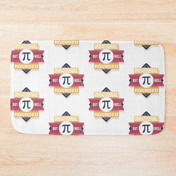 Item preview, Irrational But Well Rounded,Funny Pi Math Gift,Great Pi Day Quote designed and sold by pedrored369.
