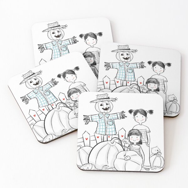 Item preview, scarecrow and pumpkins designed and sold by chrisbats.